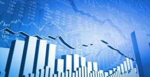 Stock Indicators with 3D Market Graph and Bar Graphs