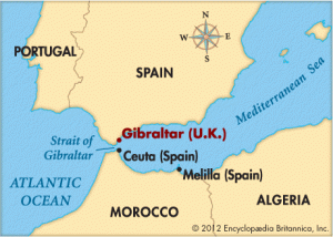 Gibraltar. Credits: Encyclopedia Britannica