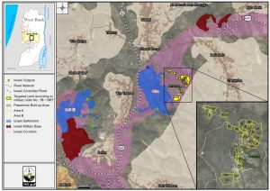 Map explaining the strategic importance of Ammona.