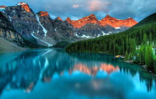 lake and mountain