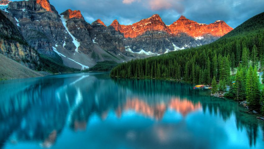 lake and mountain